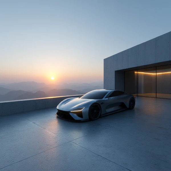 Futuristic Sports Car