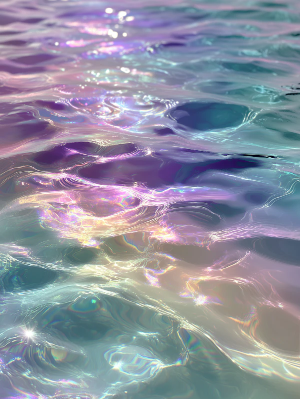 Iridescent Water Surface