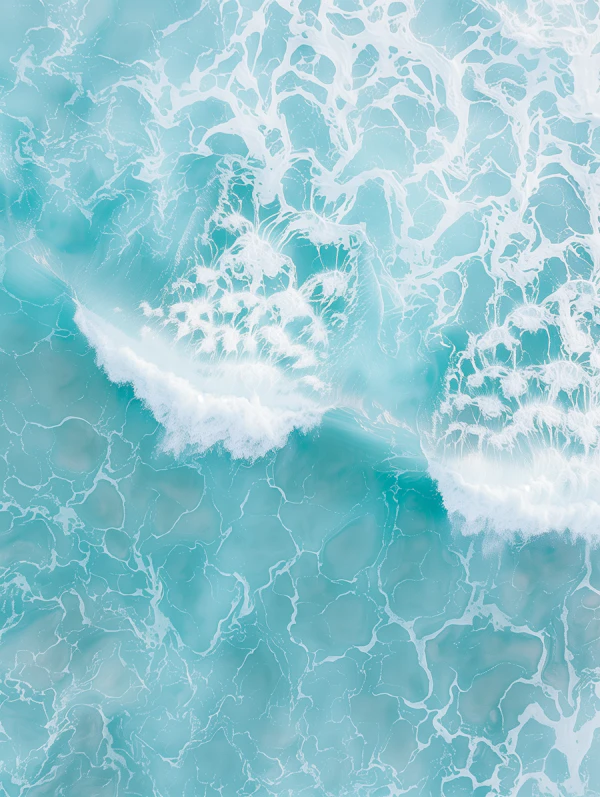 Ocean Waves Aerial View