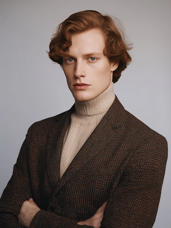 Studio Portrait of Man