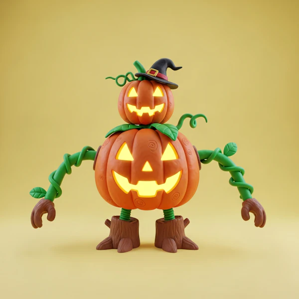 Pumpkin Character Art
