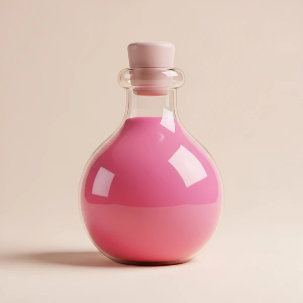 Elegant Pink Flask