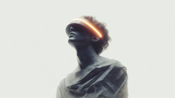 Futuristic Visor Portrait