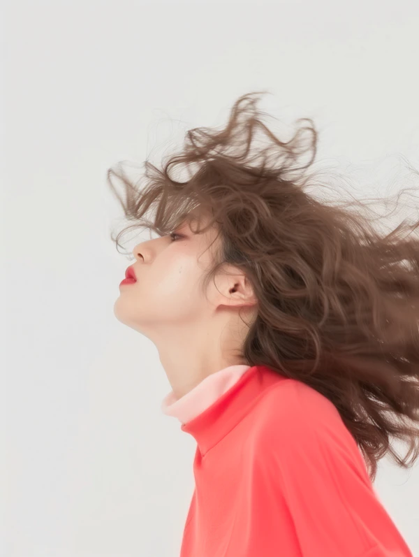 Dynamic Hair Portrait