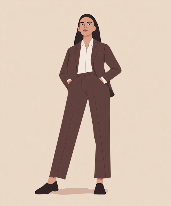 Confident Professional Woman Illustration