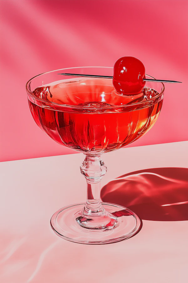 Elegant Red Cocktail