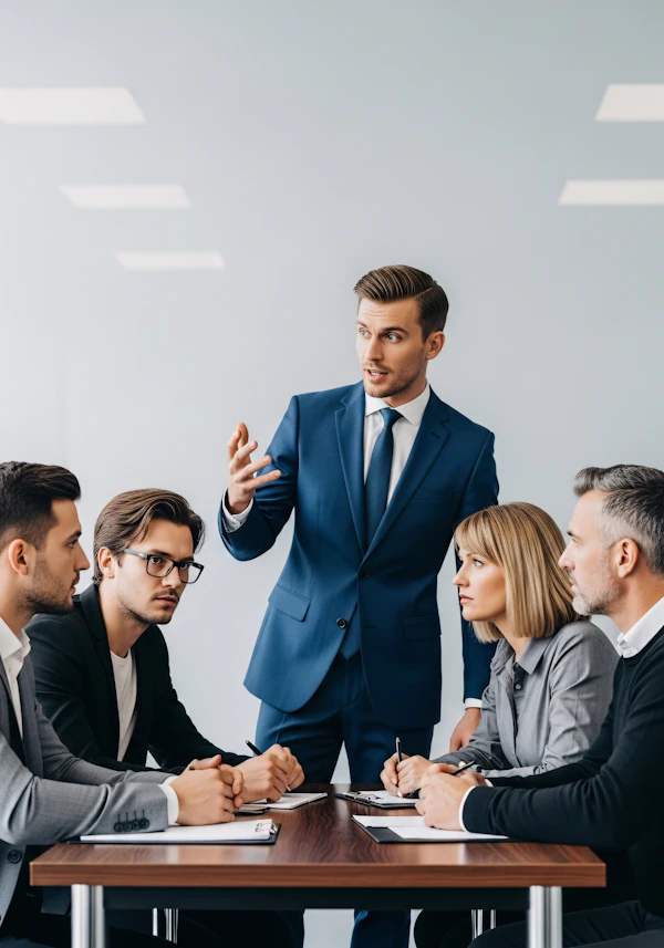 Business Meeting Scene