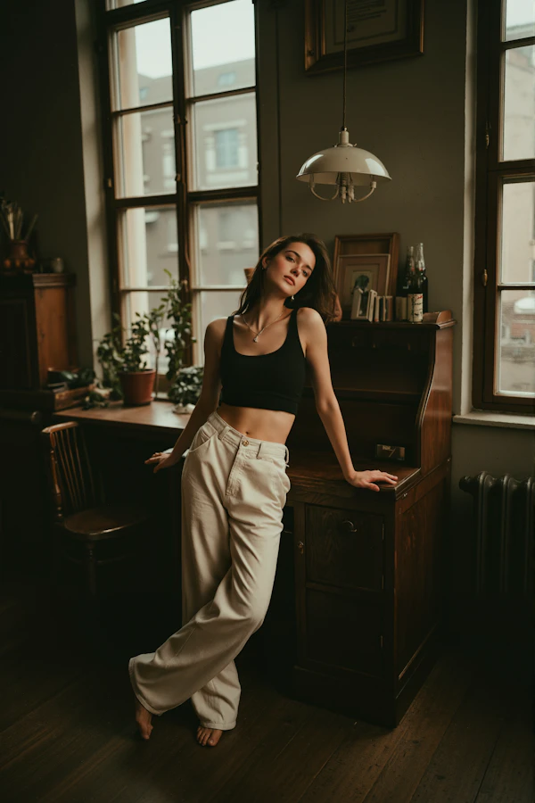 Stylish Woman Indoors