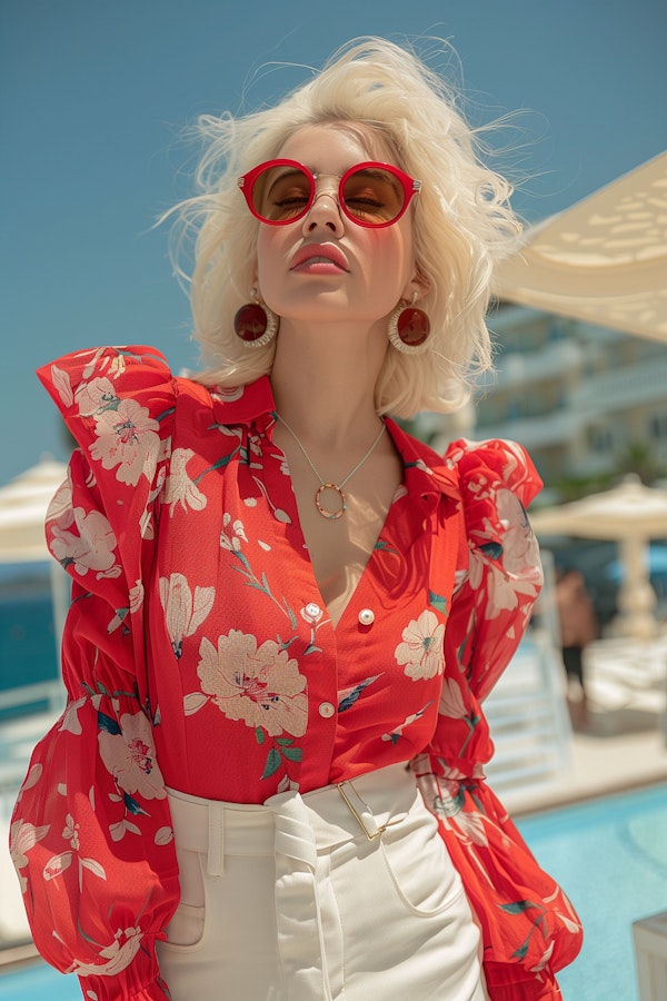 Summer Chic in Resort Setting