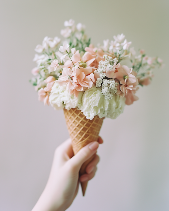 Ice Cream Cone Bouquet