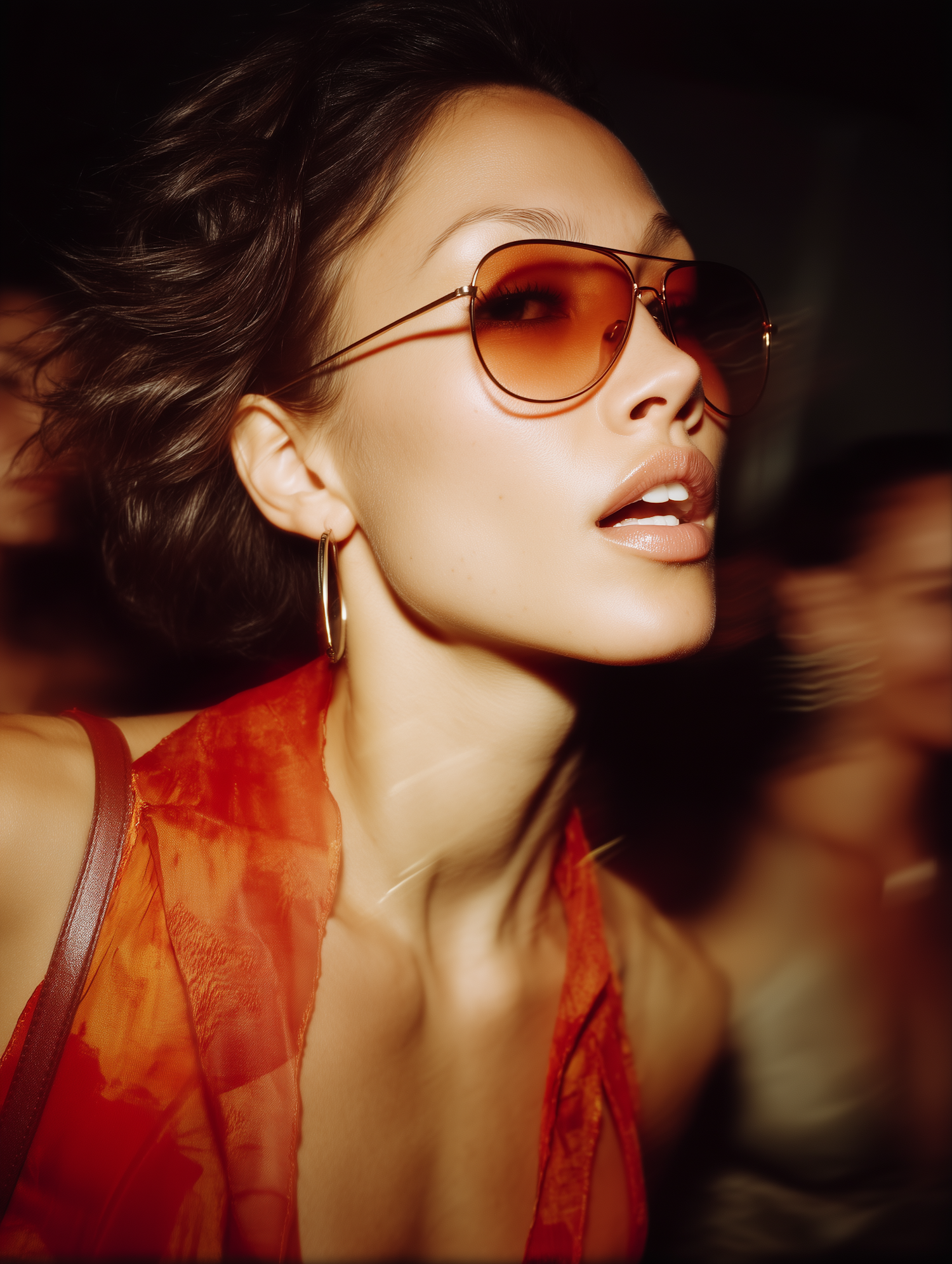 Stylish Woman Close-Up