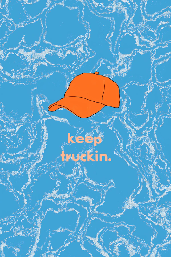 Orange Cap Illustration