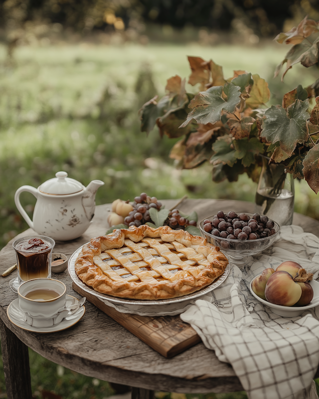 Rustic Outdoor Tea Party