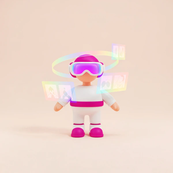 Futuristic 3D Character