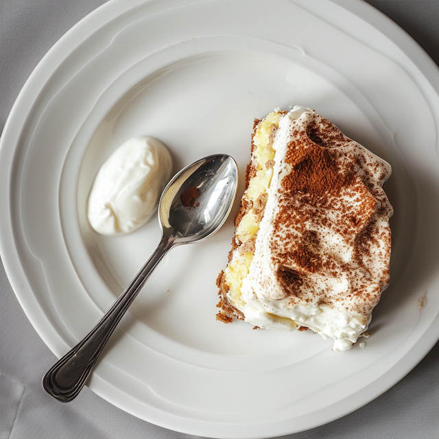 Elegant Tiramisu Presentation