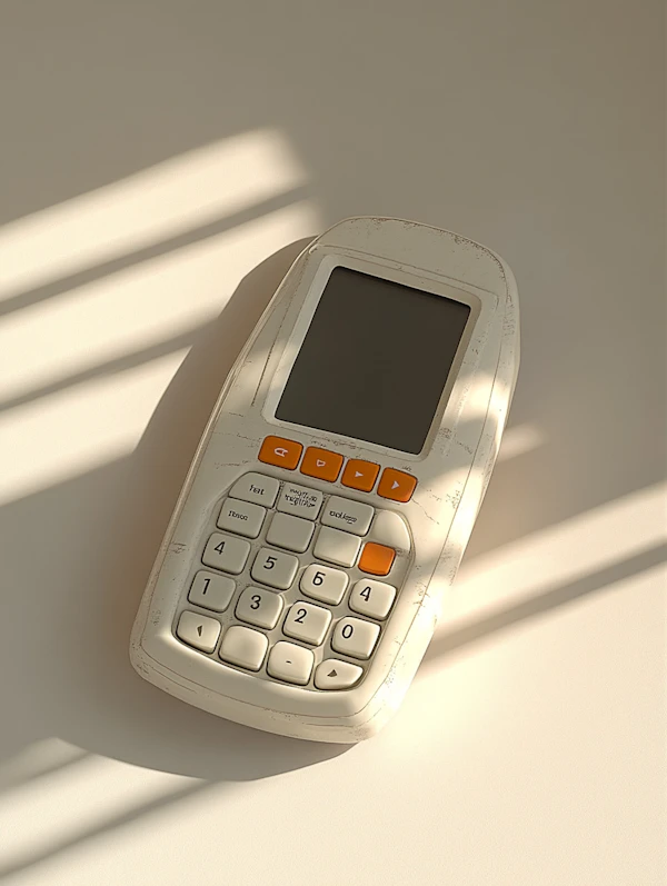 Vintage Calculator Scene