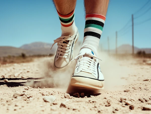 Walking on Dusty Road