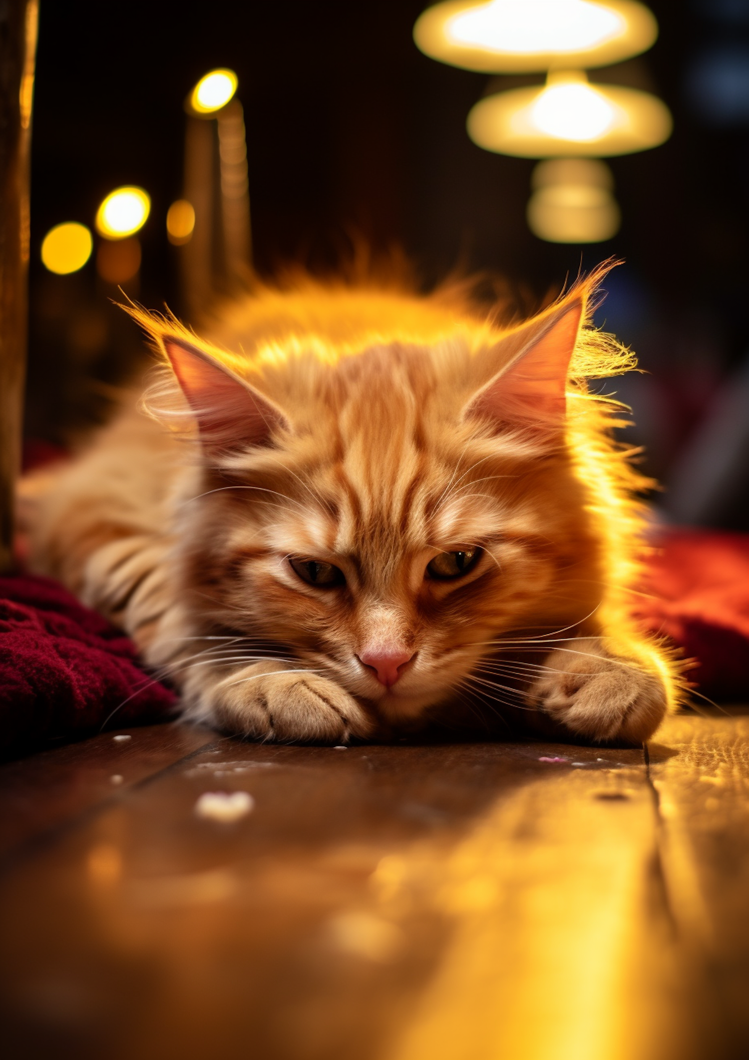 Tranquil Amber Feline