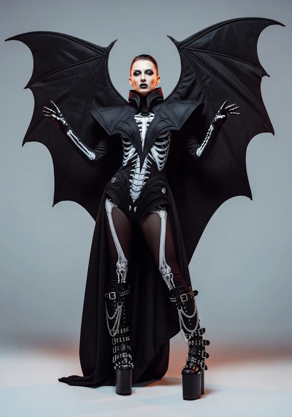 Gothic Skeletal Attire