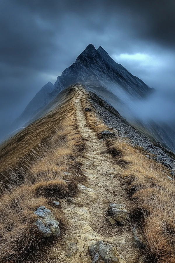 Dramatic Mountain Landscape