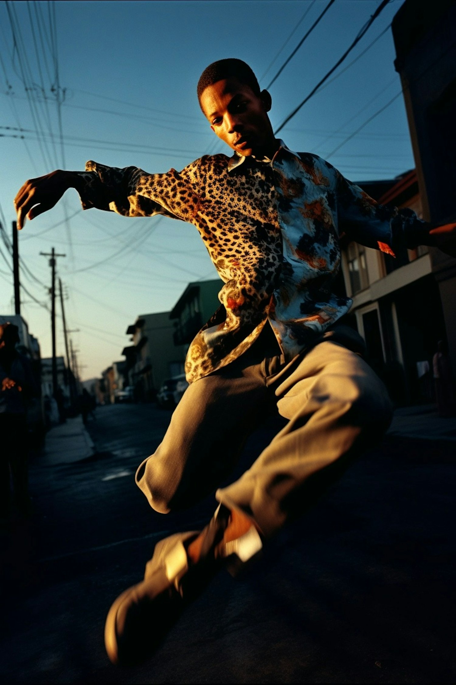 Street Dance at Dusk