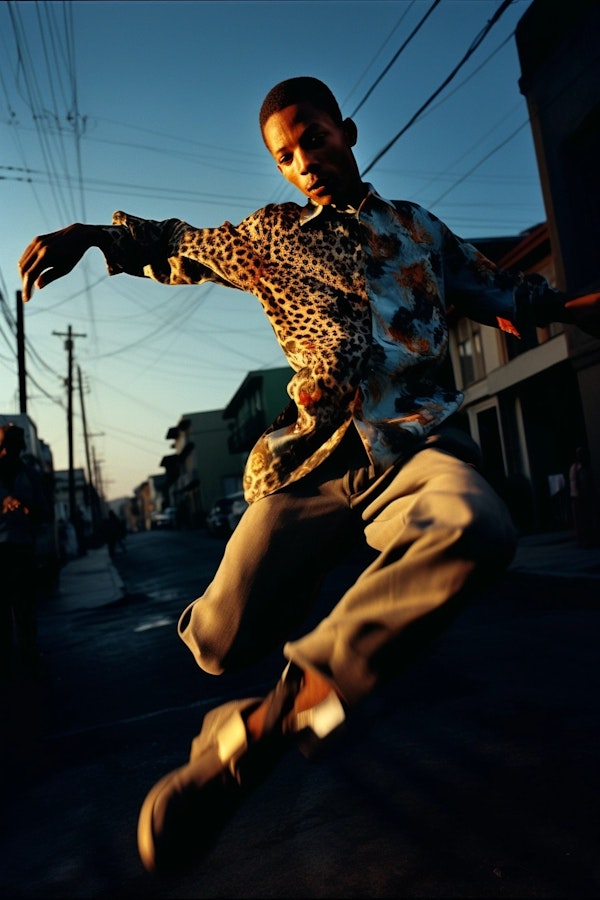 Street Dance at Dusk