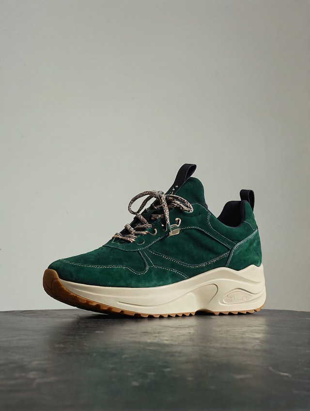 Green Suede Sneaker