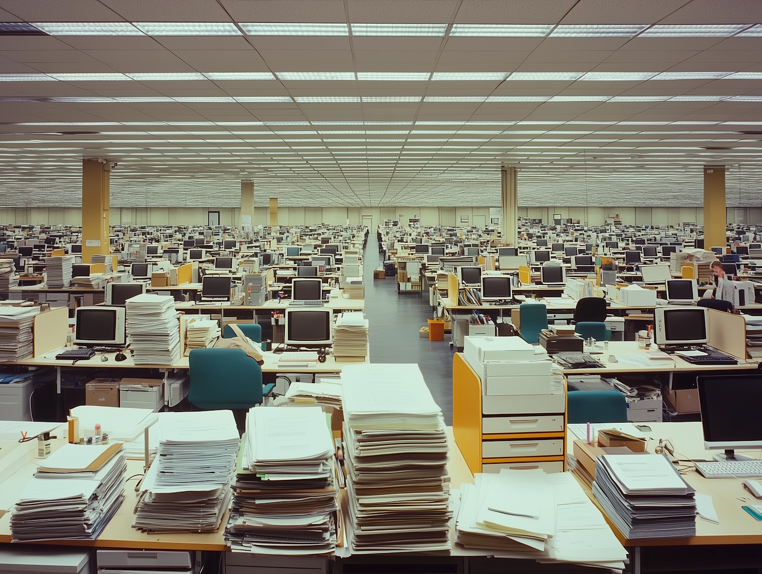 Vast Open-Plan Office Space