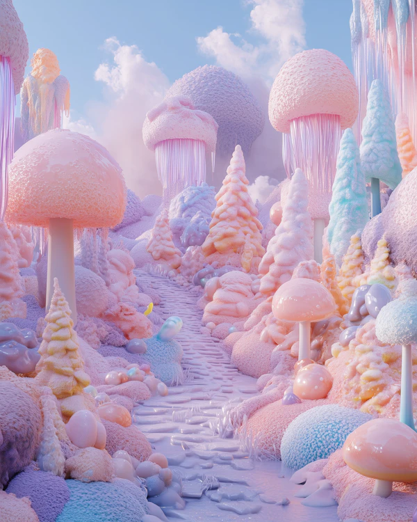 Candy Fantasy Landscape