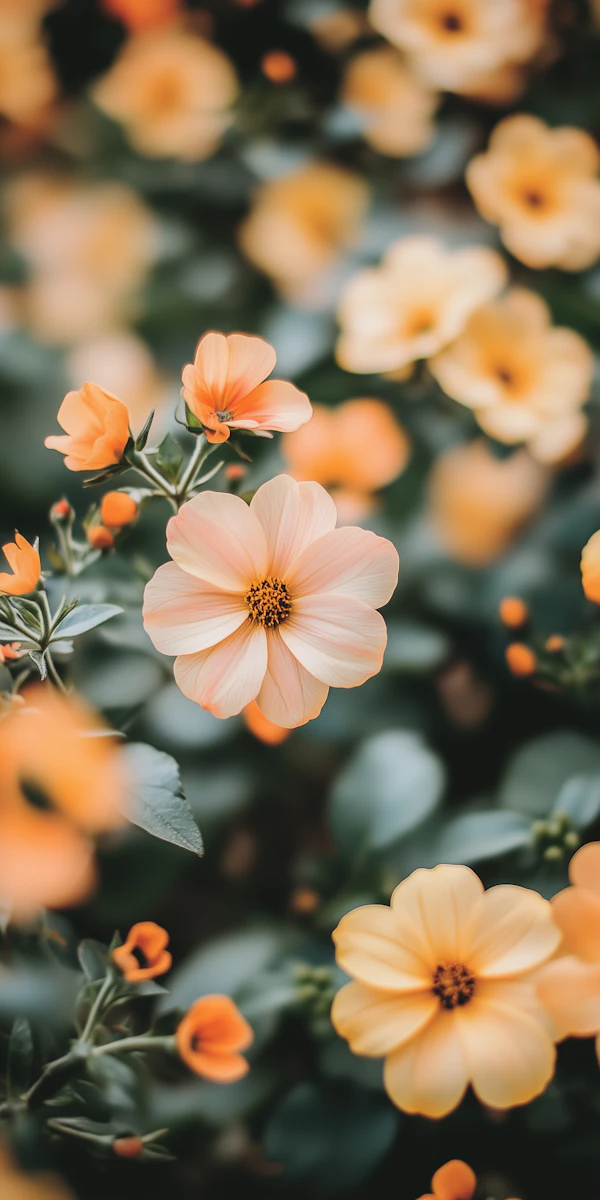 Vibrant Flowers Close-Up