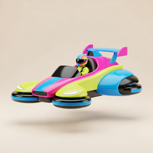 Futuristic Hovercraft
