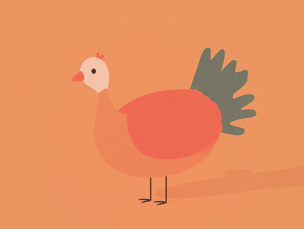 Stylized Turkey Illustration