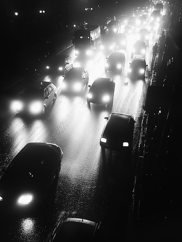 Nighttime Urban Traffic Scene