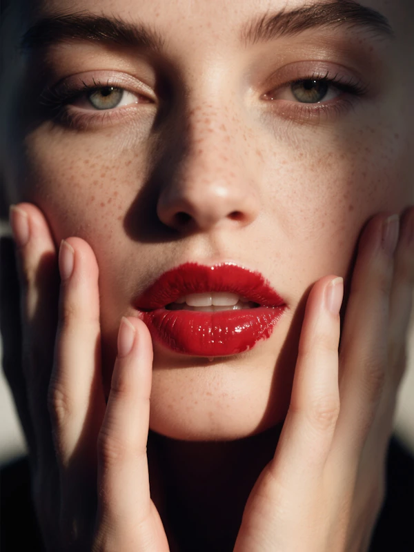 Close-Up Face Portrait