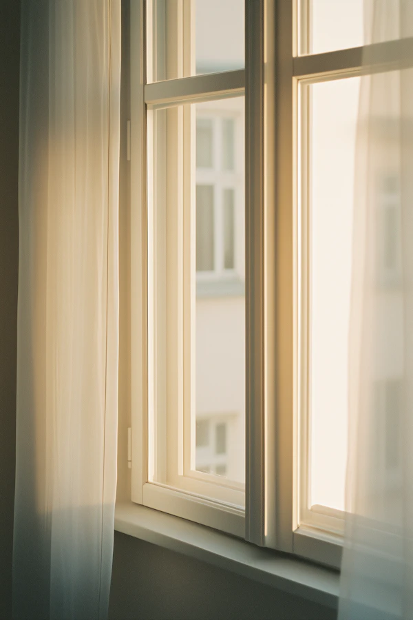 Serene Window Scene