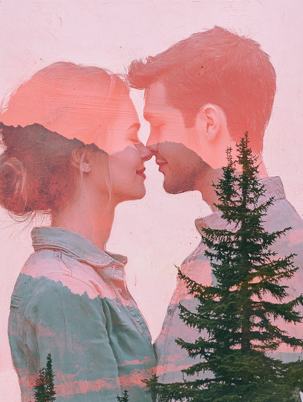 Double Exposure Intimacy