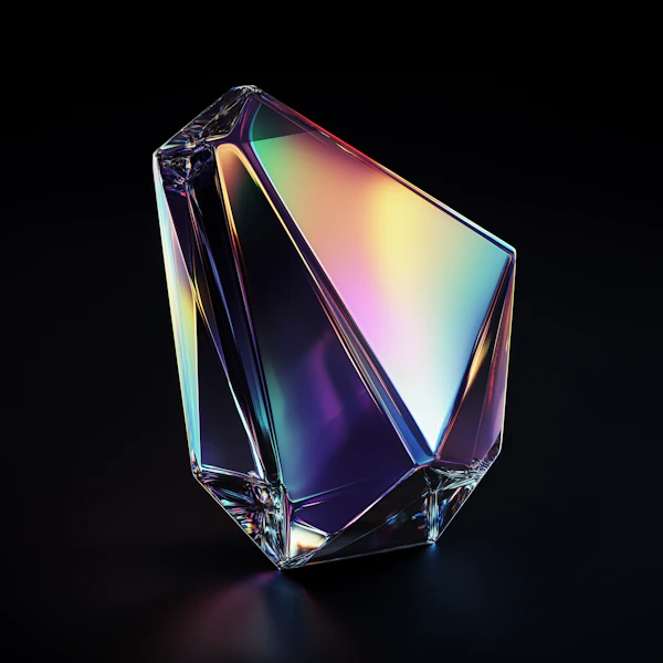Futuristic Crystal Object