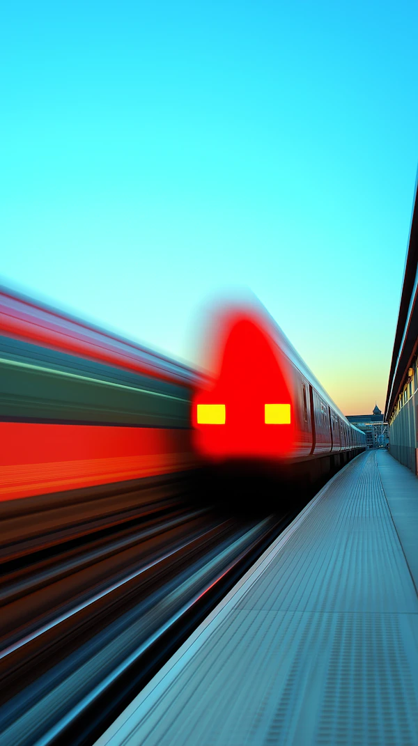 Dynamic Train in Motion