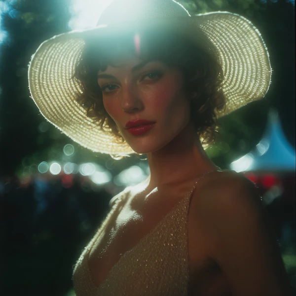 Elegant Woman Outdoors
