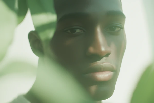 Serene Portrait Close-Up
