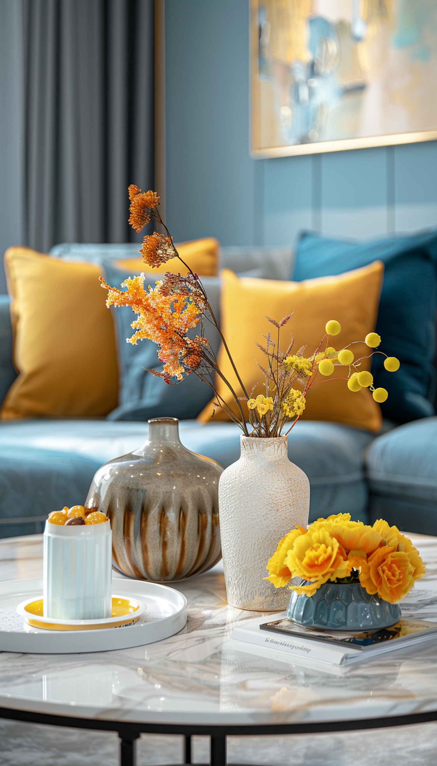 Cozy Interior with Decorative Table