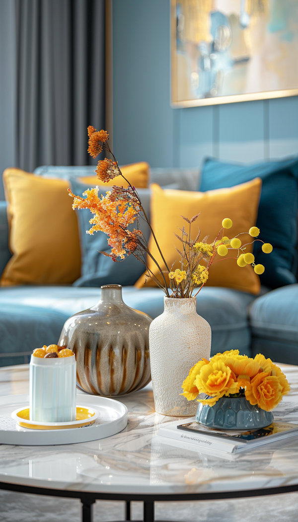 Cozy Interior with Decorative Table