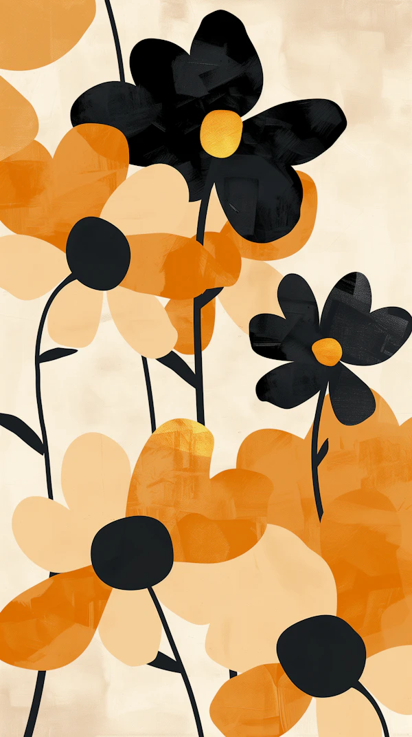 Abstract Flower Art