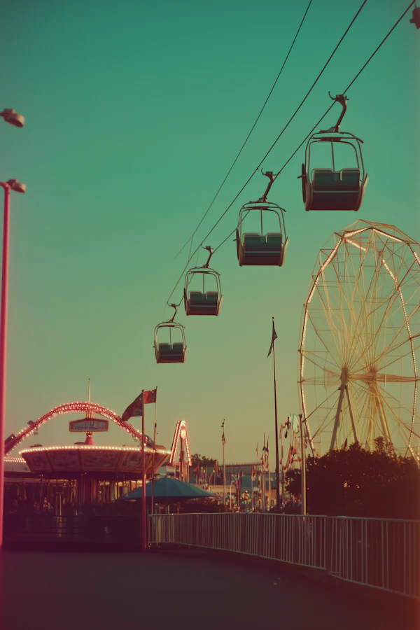 Amusement Park Scene