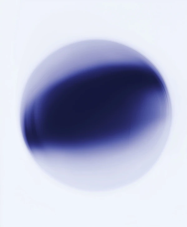 Abstract Oval Composition