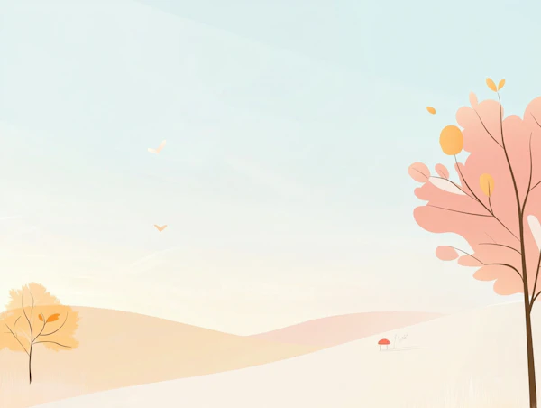 Serene Pastel Landscape