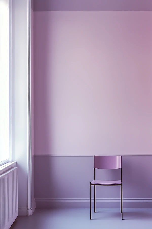 Minimalist Purple Chair