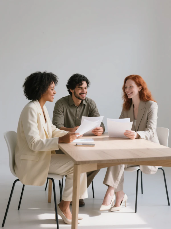 Professional Meeting Scene