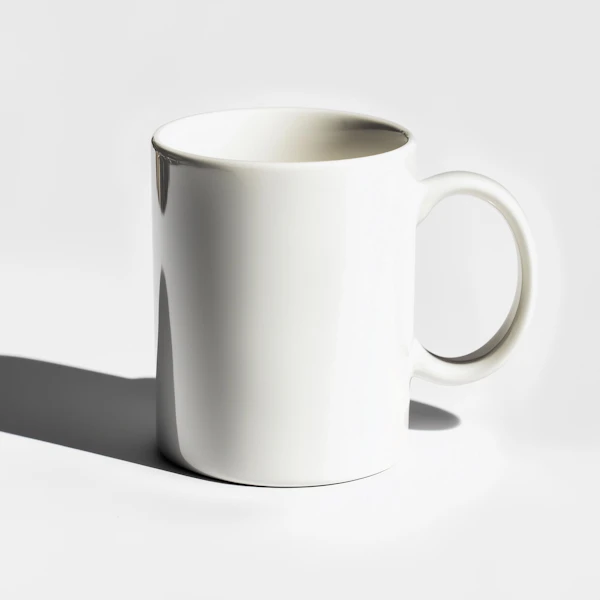 Minimalist White Mug