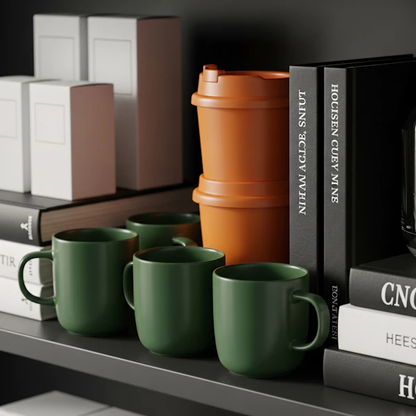 Organized Shelf Display